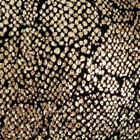 NWOT Topshop Metallic Gold Snakeskin Stretch Bodycon Dress - Picture 4 of 7